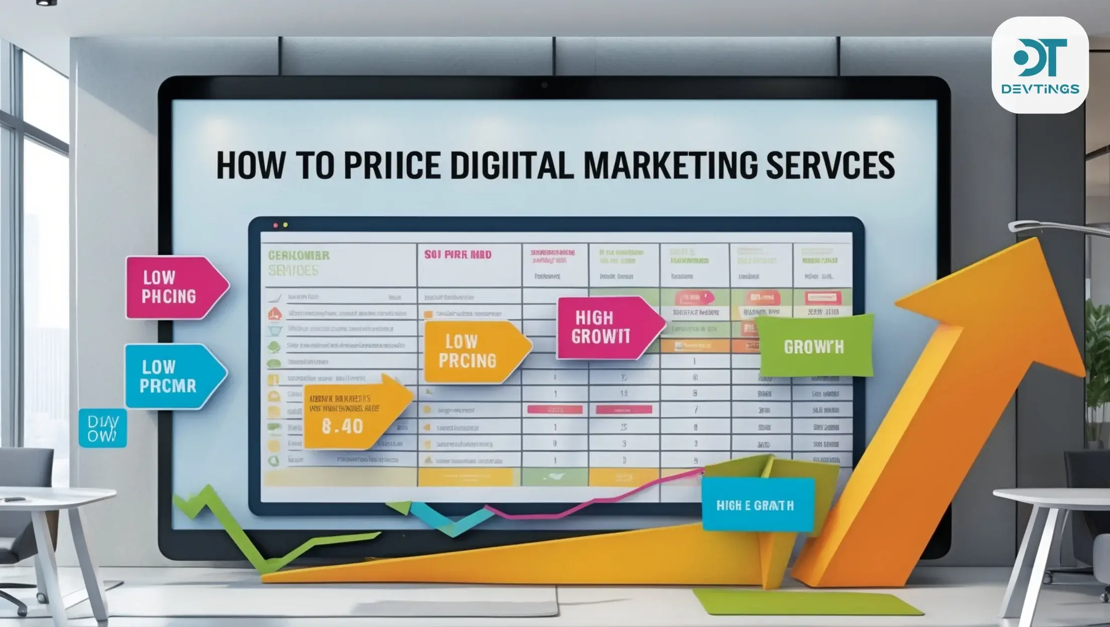 Pricing digital marketing services for agencies and freelancers.